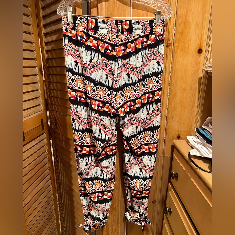 Jack By Bb Dakota Patterned Pants With Elastic Wa… - image 2